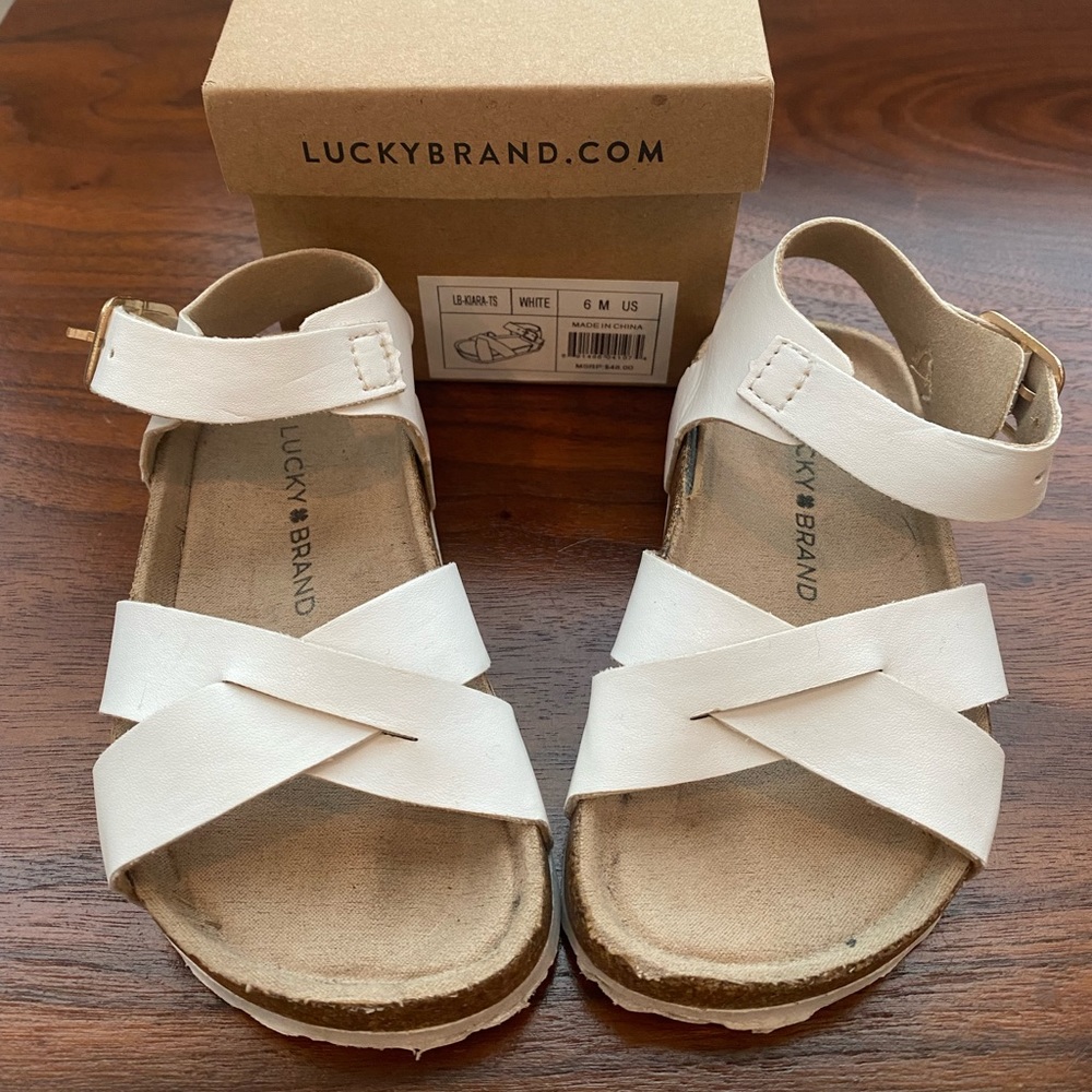 Toddler girl Lucky sandals size 6